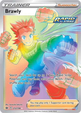 Image for Brawly (Secret) (212/198) [SWSH06: Chilling Reign]