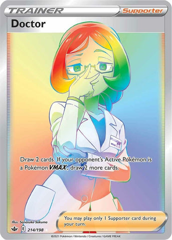 Image for Doctor (Secret) (214/198) [SWSH06: Chilling Reign]