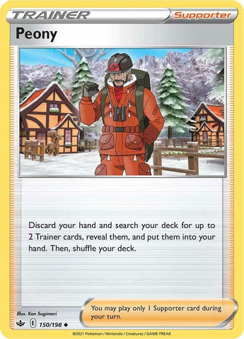 Image for Peony (150/198) [SWSH06: Chilling Reign]