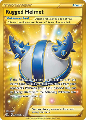 Image for Rugged Helmet (Secret) (228/198) - Pokemon