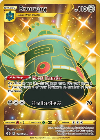 Image for Bronzong (Secret) (223/198) [SWSH06: Chilling Reign]