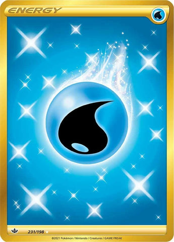 Image for Water Energy (Secret) (231/198) [SWSH06: Chilling Reign]