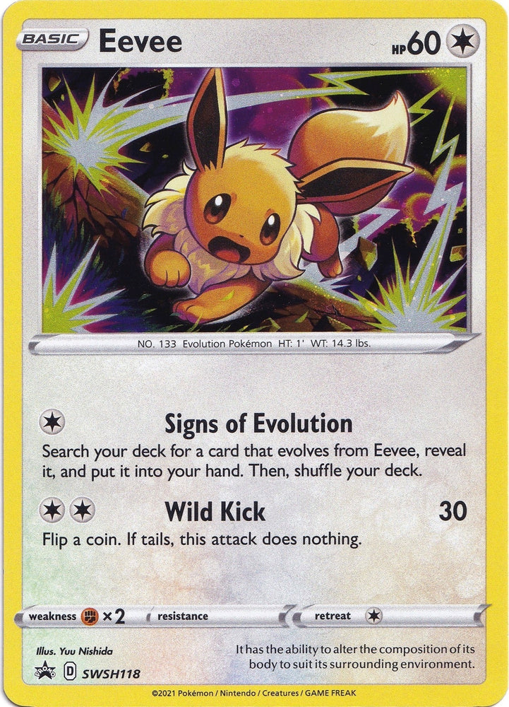 Image for Eevee - SWSH118 (SWSH118) [SWSH: Sword & Shield Promo Cards]