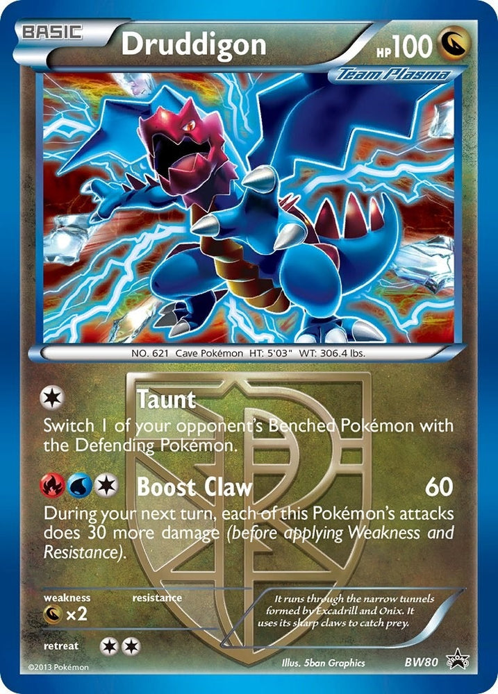 Image for Druddigon (Team Plasma) (BW80) [Black and White Promos]