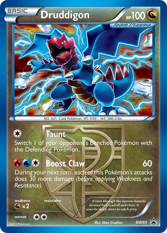 Image for Druddigon (Team Plasma) (BW80) [Black and White Promos]