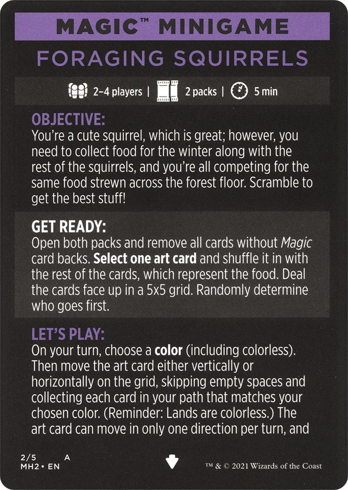 Image for Magic Minigame: Foraging Squirrels (2) [Modern Horizons 2]