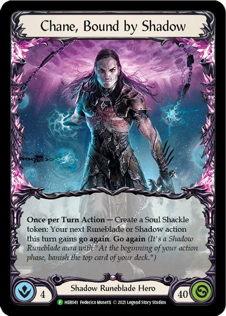 Image for Chane, Bound by Shadow (Rainbow) - HER041 (HER041) (Flesh and Blood: Promo Cards) - Flesh and Blood TCG