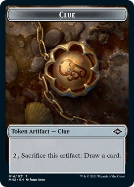 Image for Clue (014) // Zombie Double-Sided Token (14 // 6) [Modern Horizons 2]