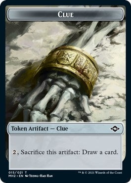 Image for Clue (015) // Zombie Army Double-Sided Token (15 // 7) [Modern Horizons 2]