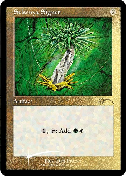 Image for Selesnya Signet (Foil Etched) (290) [Secret Lair Drop Series]