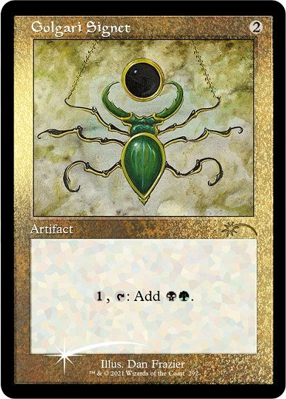 Image for Golgari Signet (Foil Etched) (292) [Secret Lair Drop Series]