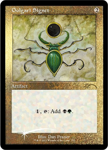 Image for Golgari Signet (Foil Etched) (292) [Secret Lair Drop Series]