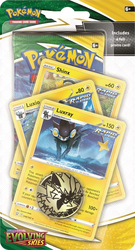 Image for Evolving Skies Premium Checklane Blister [Luxray] [SWSH07: Evolving Skies]