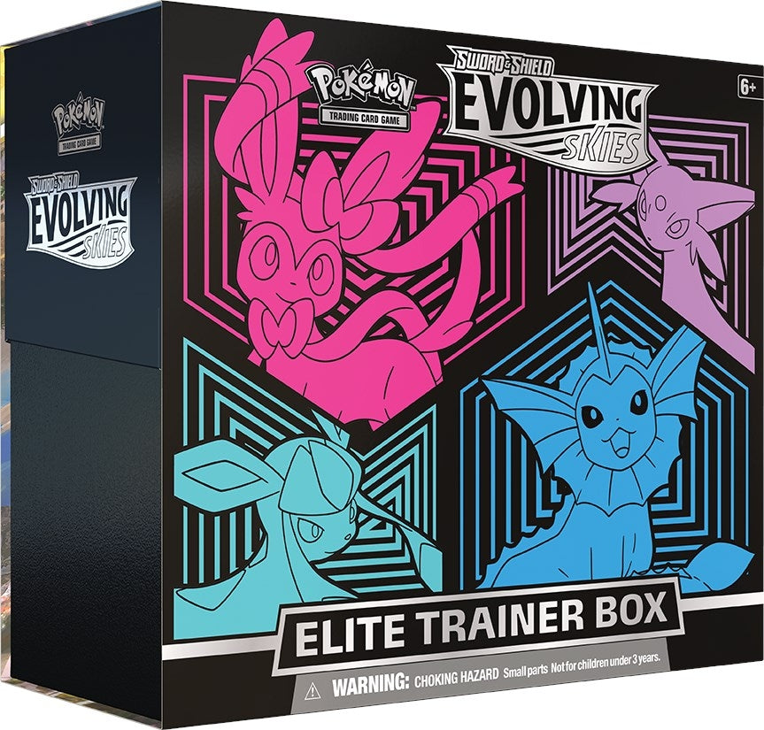 Image for Evolving Skies Elite Trainer Box [Glaceon/Vaporeon/Sylveon/Espeon] [SWSH07: Evolving Skies]