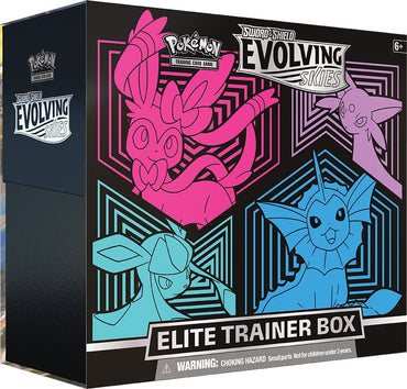 Image for Evolving Skies Elite Trainer Box [Glaceon/Vaporeon/Sylveon/Espeon] [SWSH07: Evolving Skies]