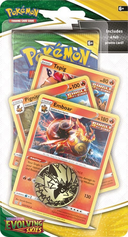 Image for Evolving Skies Premium Checklane Blister [Emboar] [SWSH07: Evolving Skies]