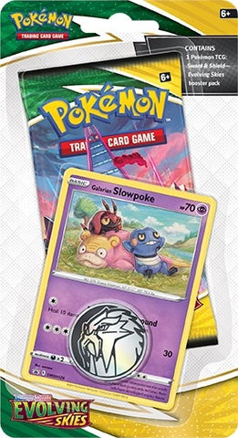 Image for Evolving Skies Single Pack Blister [Galarian Slowpoke] [SWSH07: Evolving Skies]