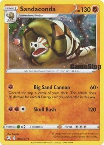 Sandaconda - 082/163 (Gamestop Exclusive) (082/163) (Miscellaneous Cards & Products)