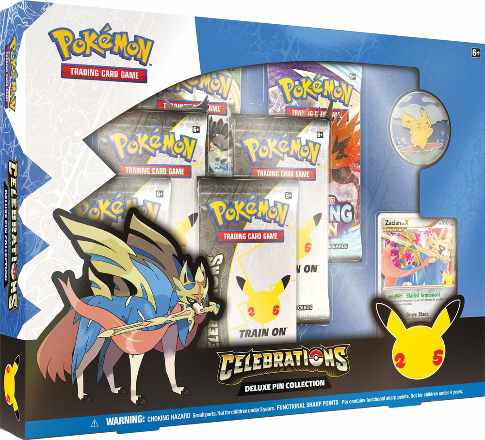 Image for Celebrations Deluxe Pin Collection [Zacian LV. X] [Celebrations]