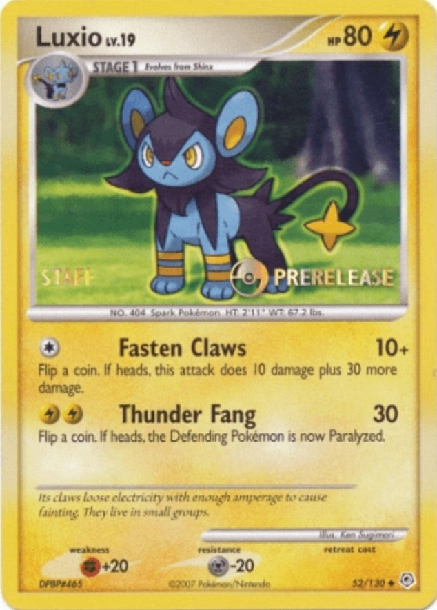 Image for Luxio (52/130) [Nintendo Promos]