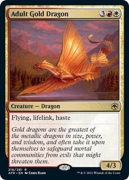 Image for Adult Gold Dragon (216) (AFR)