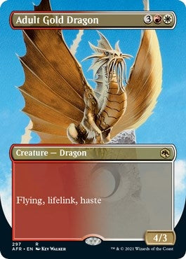 Image for Adult Gold Dragon (Borderless) (297) (AFR)