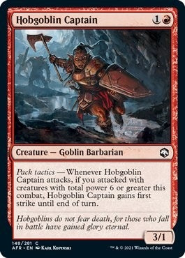 Image for Hobgoblin Captain (148) (AFR)