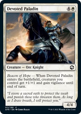 Image for Devoted Paladin (11) (AFR)