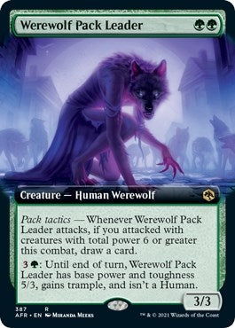 Image for Werewolf Pack Leader (Extended Art) (387) (AFR)