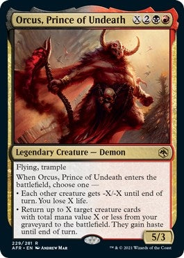 Image for Orcus, Prince of Undeath (229) (AFR)