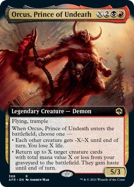 Image for Orcus, Prince of Undeath (Extended Art) (388) (AFR)