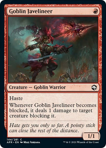 Image for Goblin Javelineer (144) (AFR)