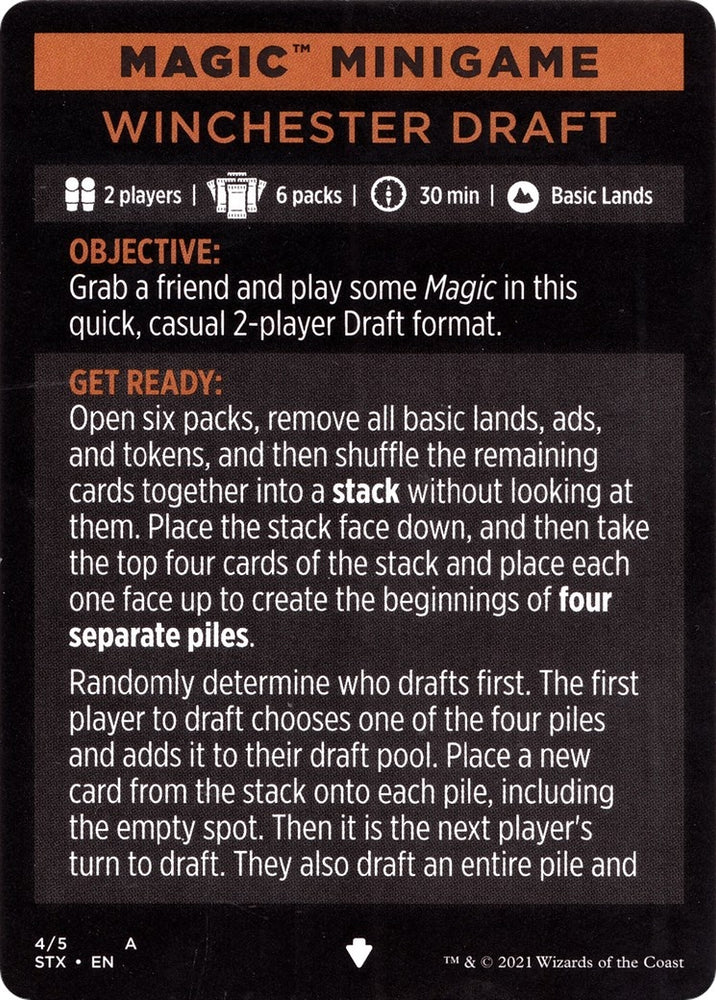 Image for Magic Minigame: Winchester Draft (1) [Strixhaven: School of Mages]