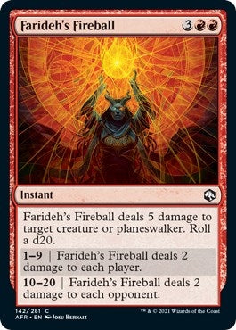 Image for Farideh's Fireball (142) (AFR)