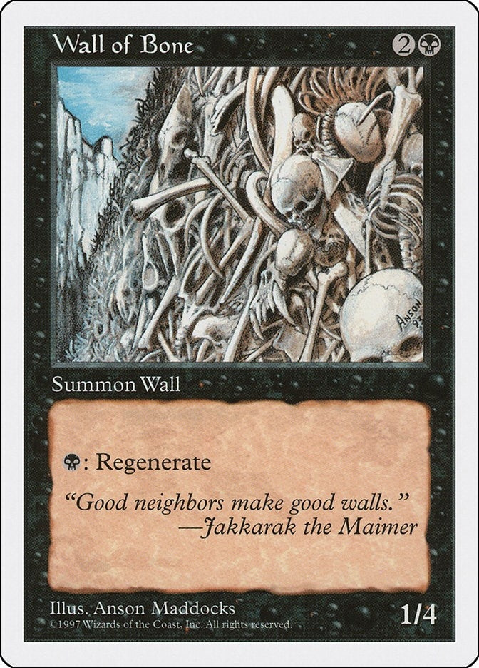 Image for Wall of Bone [Fifth Edition]