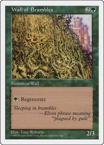 Image for Wall of Brambles - Magic: The Gathering