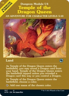 Image for Temple of the Dragon Queen (Dungeon Module) (357) (AFR)