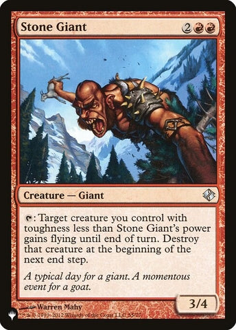 Image for Stone Giant (55) [The List Reprints]