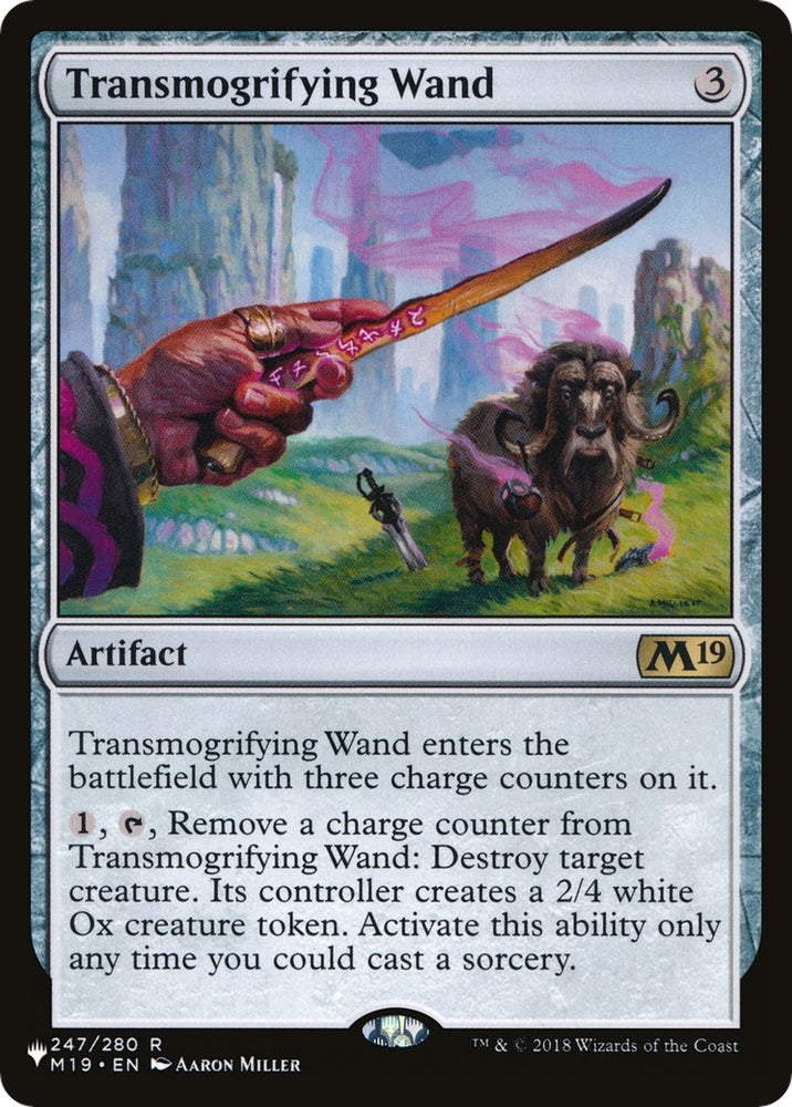 Image for Transmogrifying Wand (247) [The List Reprints]