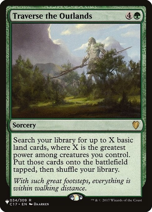Image for Traverse the Outlands (34) [The List Reprints]