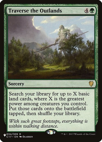 Image for Traverse the Outlands (34) [The List Reprints]