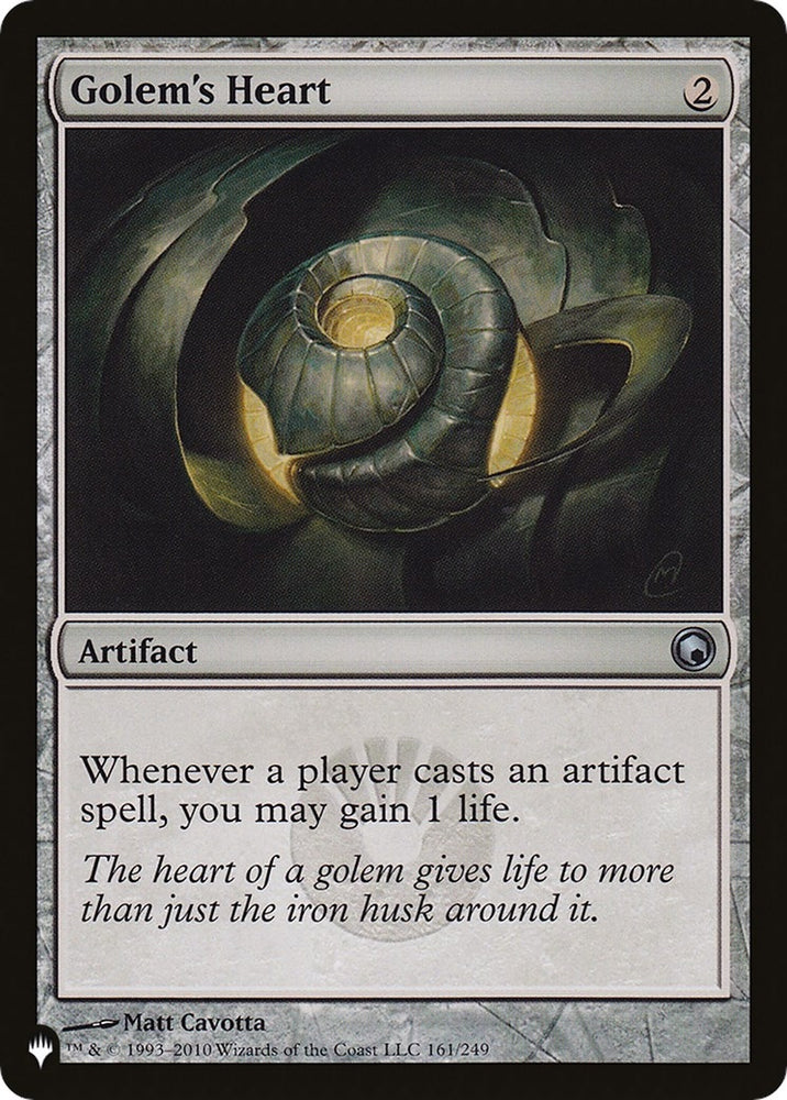 Image for Golem's Heart (161) [The List Reprints]