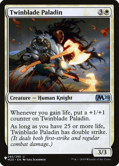 Image for Twinblade Paladin (285) [The List Reprints]