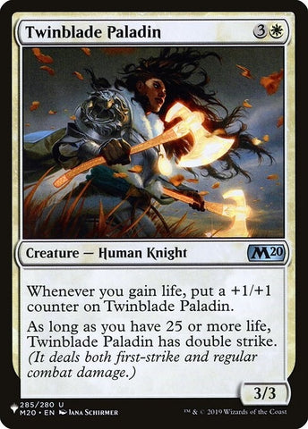 Image for Twinblade Paladin (285) [The List Reprints]