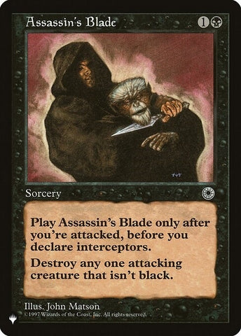Image for Assassin's Blade [The List Reprints]