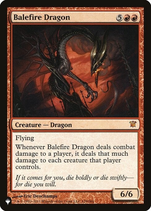 Image for Balefire Dragon (129) [The List Reprints]
