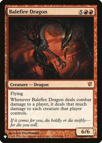 Image for Balefire Dragon (129) [The List Reprints]