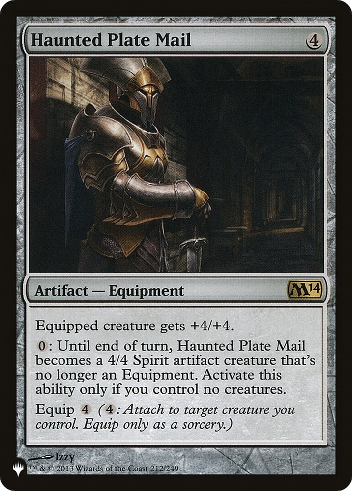 Image for Haunted Plate Mail (212) [The List Reprints]