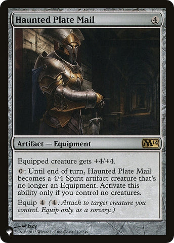 Image for Haunted Plate Mail (212) [The List Reprints]