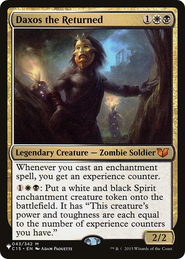 Image for Daxos the Returned (43) [The List Reprints]
